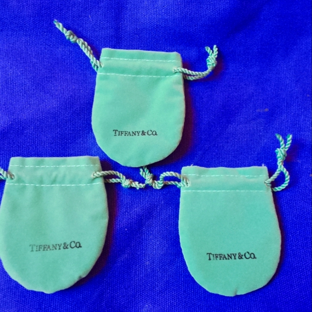 Three Tiffany Jewelry Small Pauch